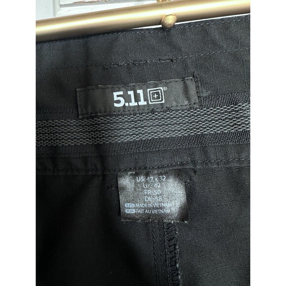 5.11 Tactical Men's 42x32 Black Taclite EMS Pants Flex-Tac Ripstop 74363 511 - Picture 9 of 10